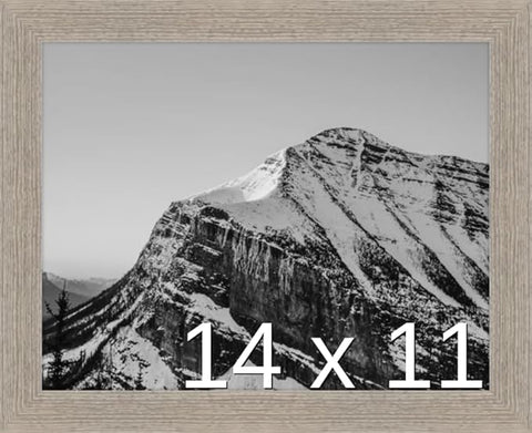 Frame It Easy 14 x 11 Rustic Gray Wood Frame (Derby)