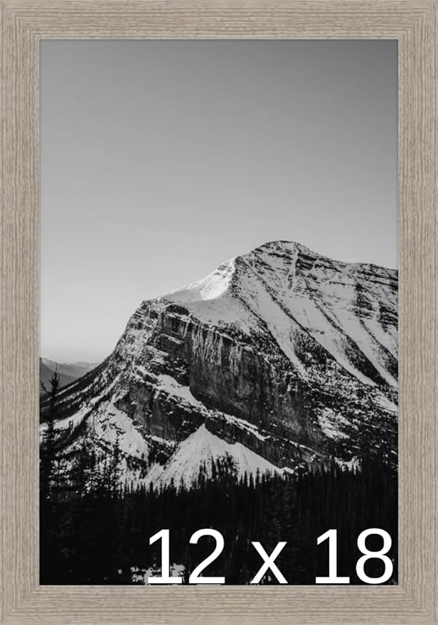 Frame It Easy 12 x 18 Rustic Gray Wood Frame (Derby)