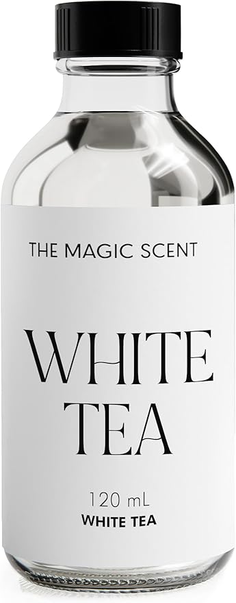 White Tea Diffuser Oil - Hotel & Home Luxury Scents - Diffuser Oil Scents for Home Designed for Use in All Diffusers - 4 fl oz, 120 mL