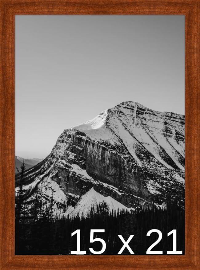 Frame It Easy 15 x 21 Russet Wood Frame (Derby)