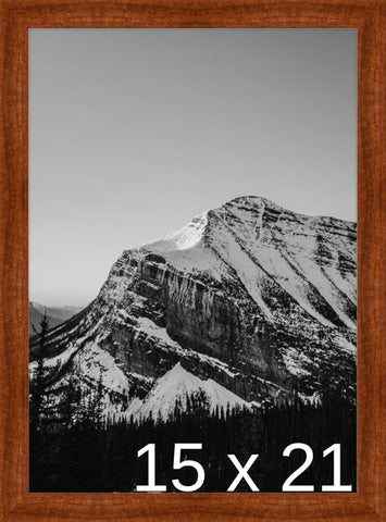 Frame It Easy 15 x 21 Russet Wood Frame (Derby)