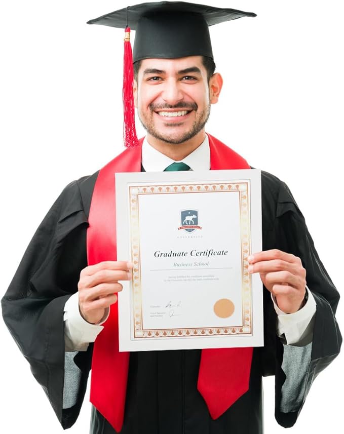 KTKDE 8.5x11 Picture Frame White Certificate Document Frame 3 Pack Diploma Frames, Poster and Photo, Horizontal and Vertical Formats for Wall Hanging or Tabletop with Shatter Resistant Plexiglass