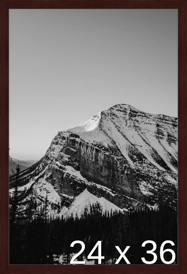 Frame It Easy 24 x 36 Merlot Wood Frame (Derby)
