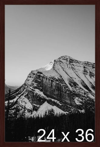 Frame It Easy 24 x 36 Merlot Wood Frame (Derby)