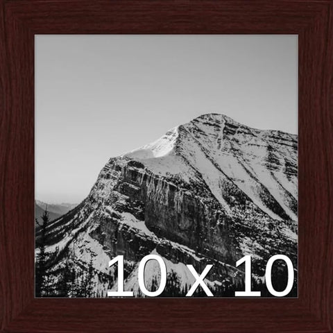 Frame It Easy 10 x 10 Merlot Wood Frame (Derby)