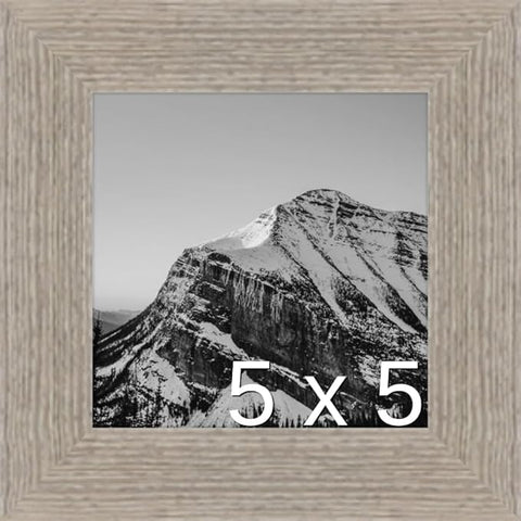 Frame It Easy 5 x 5 Rustic Gray Wood Frame (Derby)