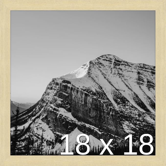Frame It Easy 18 x 18 Wheat Wood Frame (Derby)