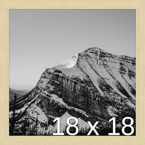Frame It Easy 18 x 18 Wheat Wood Frame (Derby)