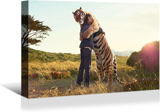 Looife Custom Canvas Prints, Personalized Wall Art with Your Photo on Canvas - 30"x20"
