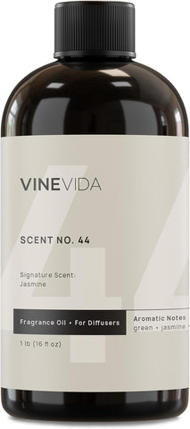 VINEVIDA [16 Fl Oz] Jasmine Fragrance Oil for Cold Air Diffusers, Essential Oils for Diffuser Oil Refill & Air Freshener Room Spray