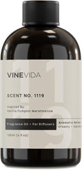 VINEVIDA [4 Fl Oz] Scent NO. 1119 Fragrance Oil for Cold Air Diffusers, Aromatic Notes of Marshmallow Cream Pumpkin, Essential Oils for Diffuser Oil Refill & Air Freshener Room Spray