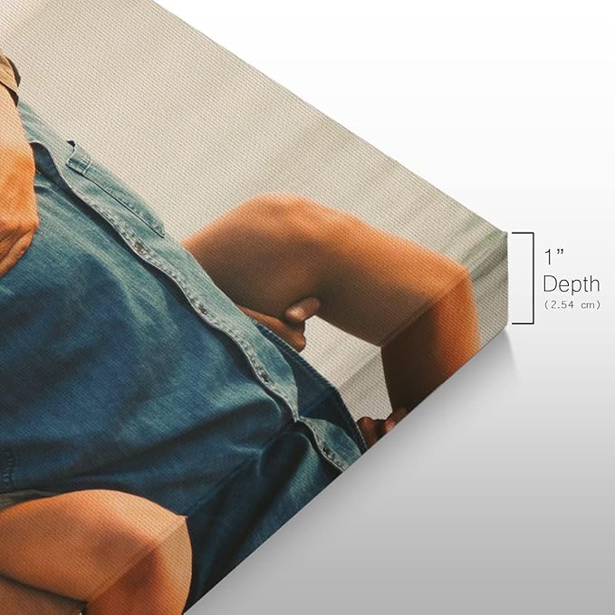 Renditions Gallery Set of 12, 8X10 Custom Photo Prints with Real Wood Picture Frames. Create Personalized Photos with Peel & Stick Photo Frames. Wrapped Canvas