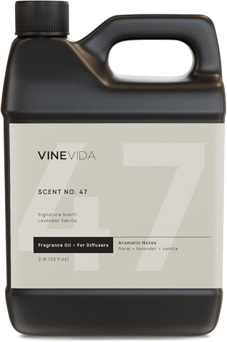 VINEVIDA [32 Fl Oz] Lavender Vanilla Fragrance Oil for Cold Air Diffusers, Essential Oils for Diffuser Oil Refill & Air Freshener Room Spray