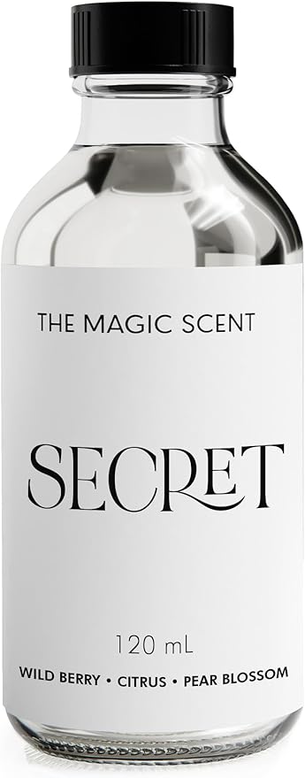 Secret Diffuser Oil - Hotel & Home Luxury Scents - Diffuser Oil Scents for Home Designed for Use in All Diffusers - 4 fl oz, 120 mL