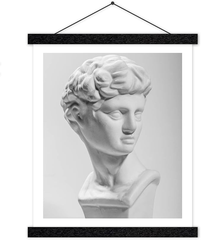 HONKKI Magnetic Poster Hanger Frame for 9x12 9x11 9x9 Movie Music Posters Wall Art,Black Wood Picture Frames for Canvas Diamond Map Decor, Living Room Calendar Banner Tapestry Photo Hanging Stand