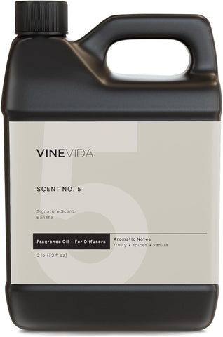 VINEVIDA [32 Fl Oz] Banana Fragrance Oil for Cold Air Diffusers, Essential Oils for Diffuser Oil Refill & Air Freshener Room Spray