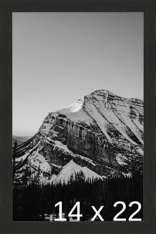 Frame It Easy 14 x 22 Coffee Wood Frame (Derby)