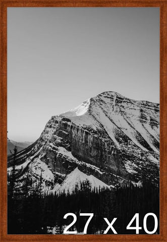 Frame It Easy 27 x 40 Russet Wood Frame (Derby)
