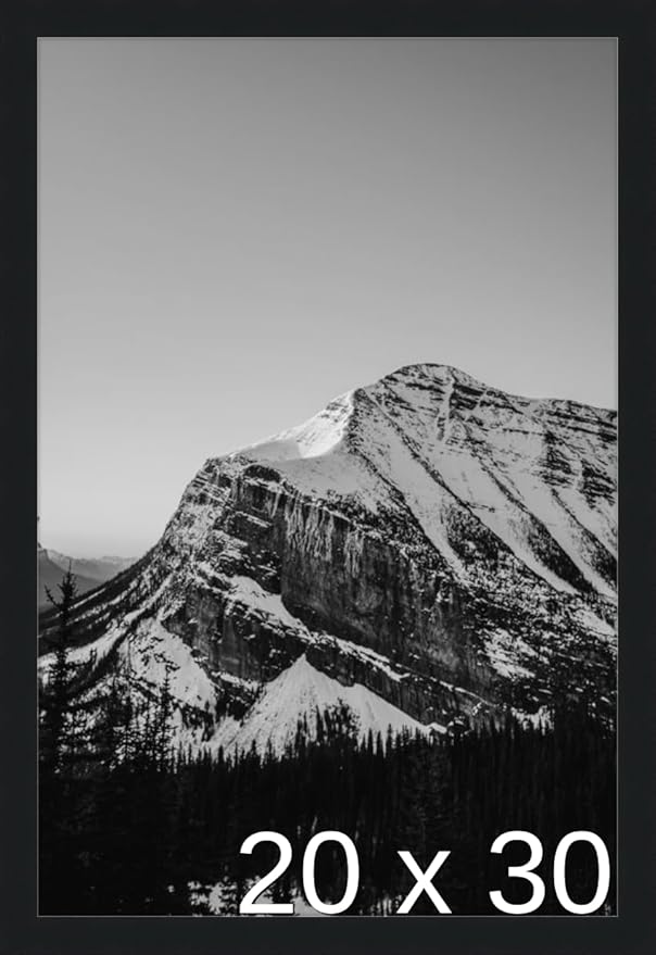 Frame It Easy 20 x 30 Black Wood Frame (Derby)