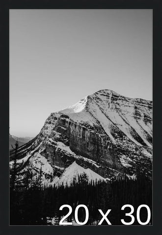 Frame It Easy 20 x 30 Black Wood Frame (Derby)