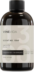 VINEVIDA [4 Fl Oz] Scent NO. 1300 Fragrance Oil for Cold Air Diffusers, Aromatic Notes of Jasmine Musk Woody, Essential Oils for Diffuser Oil Refill & Air Freshener Room Spray