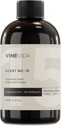 VINEVIDA [4 Fl Oz] Butter Mint Candy Fragrance Oil for Cold Air Diffusers, Essential Oils for Diffuser Oil Refill & Air Freshener Room Spray
