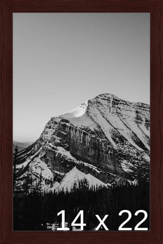 Frame It Easy 14 x 22 Merlot Wood Frame (Derby)