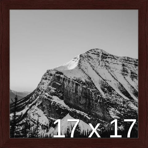 Frame It Easy 17 x 17 Merlot Wood Frame (Derby)