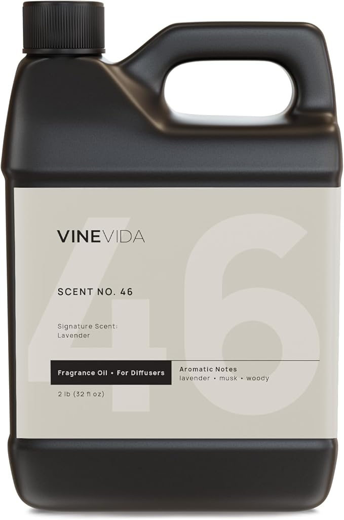 VINEVIDA [32 Fl Oz] Lavender Fragrance Oil for Cold Air Diffusers, Essential Oils for Diffuser Oil Refill & Air Freshener Room Spray