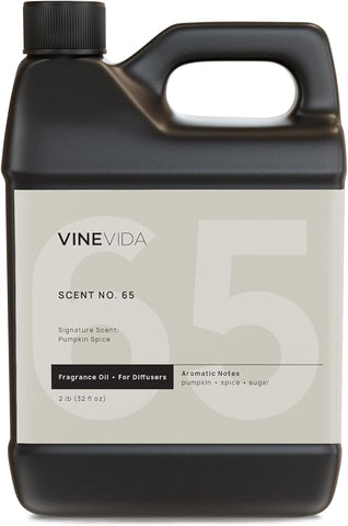 VINEVIDA Pumpkin Spice Fragrance Oil for Cold Air Diffusers - 32 Fl Oz - Essential Oils for Diffuser Oil Refill & Air Freshener Room Spray