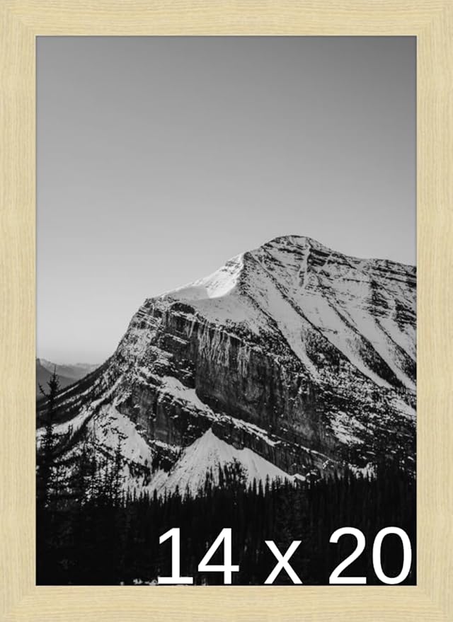 Frame It Easy 14 x 20 Wheat Wood Frame (Derby)