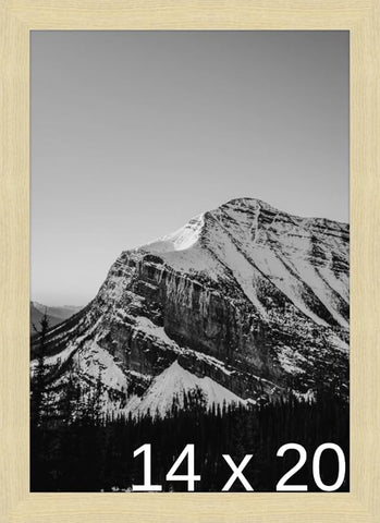 Frame It Easy 14 x 20 Wheat Wood Frame (Derby)