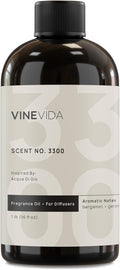 VINEVIDA [16 Fl Oz] Scent NO. 3300 Fragrance Oil for Cold Air Diffusers, Aromatic Notes of Bergamot Geranium Patchouli, Essential Oils for Diffuser Oil Refill & Air Freshener Room Spray
