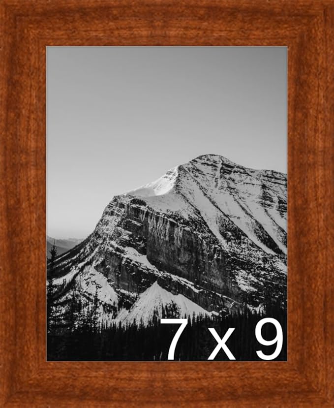 Frame It Easy 7 x 9 Russet Wood Frame (Derby)