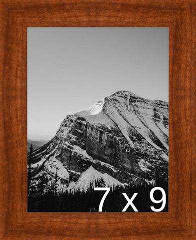 Frame It Easy 7 x 9 Russet Wood Frame (Derby)
