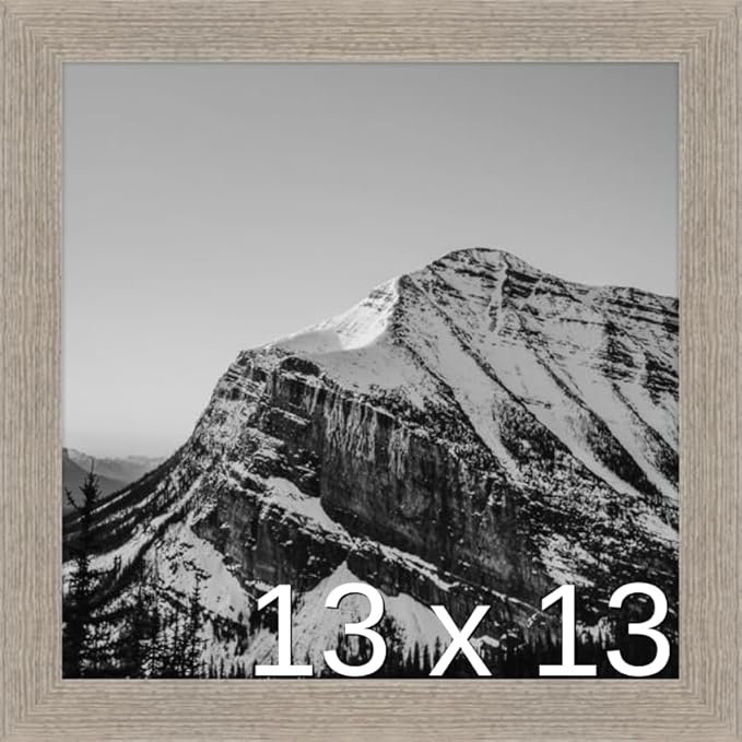 Frame It Easy 13 x 13 Rustic Gray Wood Frame (Derby)