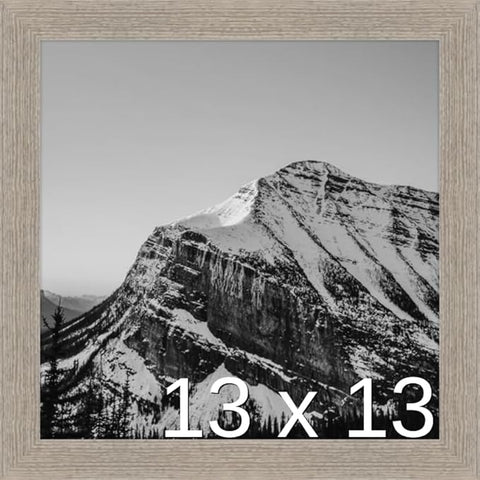 Frame It Easy 13 x 13 Rustic Gray Wood Frame (Derby)