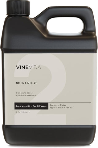 VINEVIDA [32 Fl Oz] Apple Hot Baked Pie Fragrance Oil for Cold Air Diffusers, Essential Oils for Diffuser Oil Refill & Air Freshener Room Spray