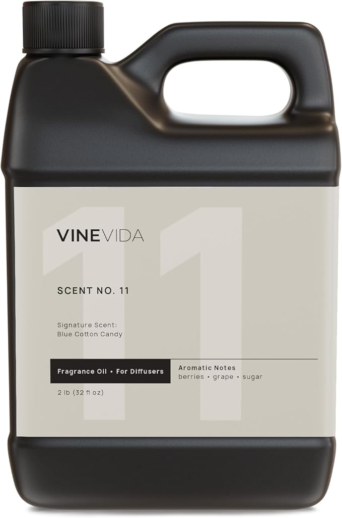 VINEVIDA [32 Fl Oz] Blue Cotton Candy Fragrance Oil for Cold Air Diffusers, Essential Oils for Diffuser Oil Refill & Air Freshener Room Spray