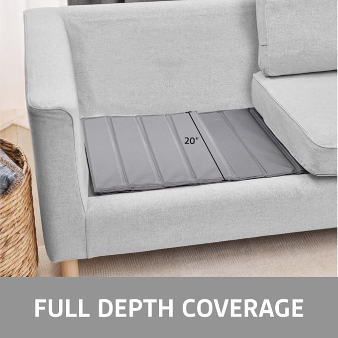 Sofa Shield Couch Support for Sagging Cushions, 20 x 54 Loveseat, Strong Board Inserts for Supporting Sofas, Foldable and Adjustable Replacement Stuffing Under Couches, Heavy Duty Seat Supporter