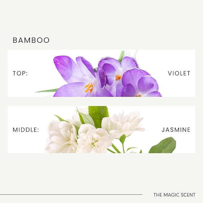 Bamboo Diffuser Oil - Hotel & Home Luxury Scents Inspired by The Four Seasons, Bora Bora - Diffuser Oil Scents for Home Designed for Use in All Diffusers - 8.5 fl oz, 250 mL