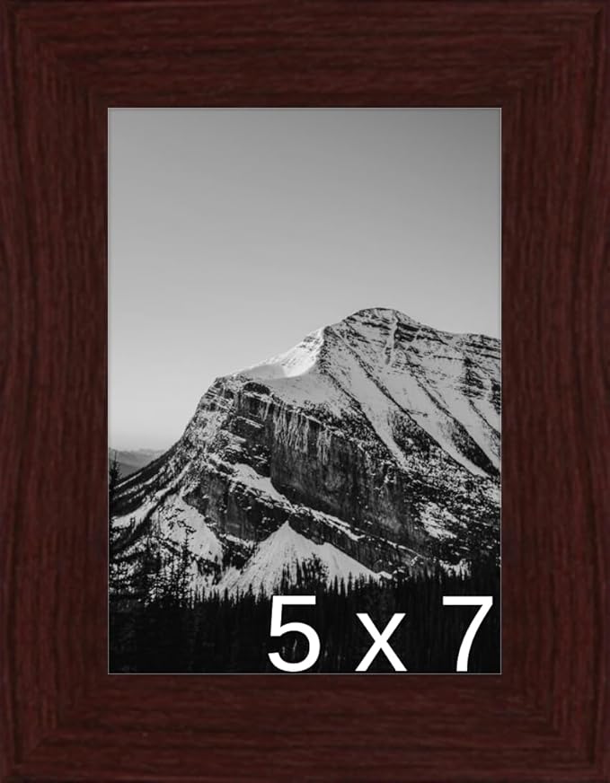 Frame It Easy 5 x 7 Merlot Wood Frame (Derby)