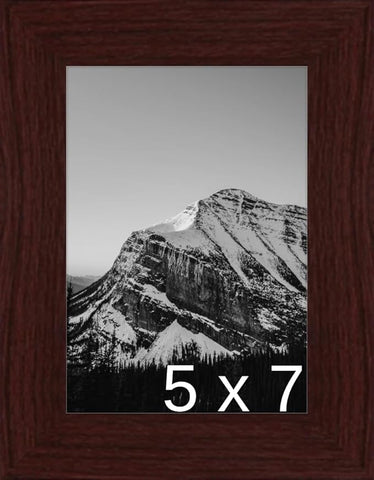 Frame It Easy 5 x 7 Merlot Wood Frame (Derby)