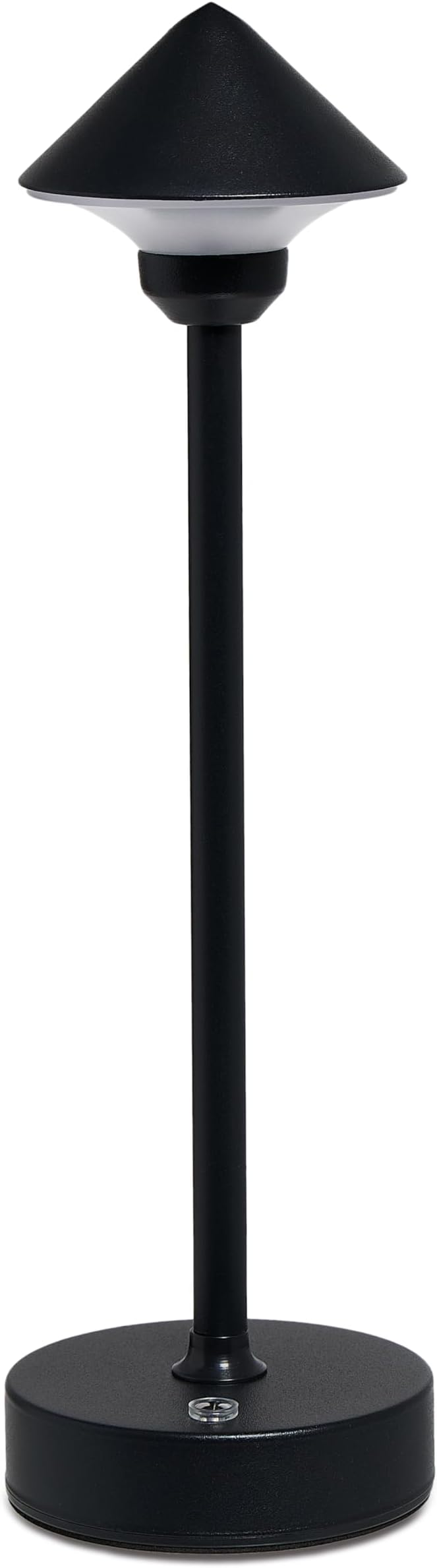 Camden Reed Table Lamp, Desk lamp, 3 Different Lighting Modes, Modern Minimal Design for Dinner/Coffee Table/Restaurant/Bedroom, Cone Black