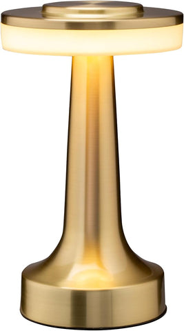 O’Bright Portable LED Table Lamp with Touch Sensor, 3-Levels Brightness, Rechargeable Battery Up to 48 Hours Usage, Night Light for Kids Nursery, Nightstand Lamp, Bedside Lamp (Gold)