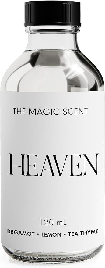 Heaven Hotel Scent Diffuser Oil - Cold-Air & Ultrasonic Fragrance Oil for Diffuser Inspired by The Aria Hotel, Las Vegas - Essential Oils for Diffusers Aromatherapy - 4 fl oz, 120 mL