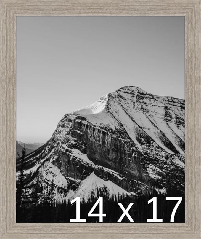 Frame It Easy 14 x 17 Rustic Gray Wood Frame (Derby)