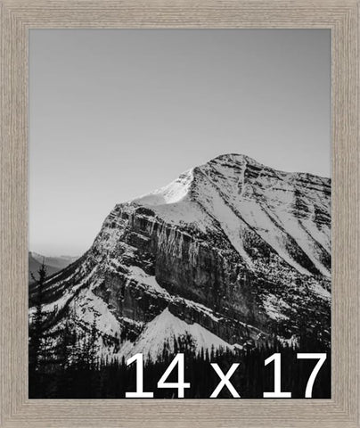 Frame It Easy 14 x 17 Rustic Gray Wood Frame (Derby)
