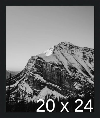 Frame It Easy 20 x 24 Black Wood Frame (Derby)