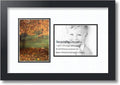 ArtToFrames Double-Multimat-106-61/89-FRBW26079 Collage Photo Frame Double Mat with 2-5x7 Openings and Satin Black Frame, Super White, 2-5x7